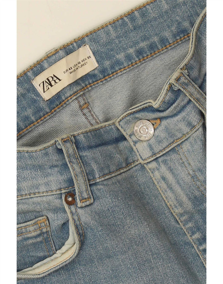 Calça jeans feminina Zara Bootcut EU 42 grande W32 L25 azul