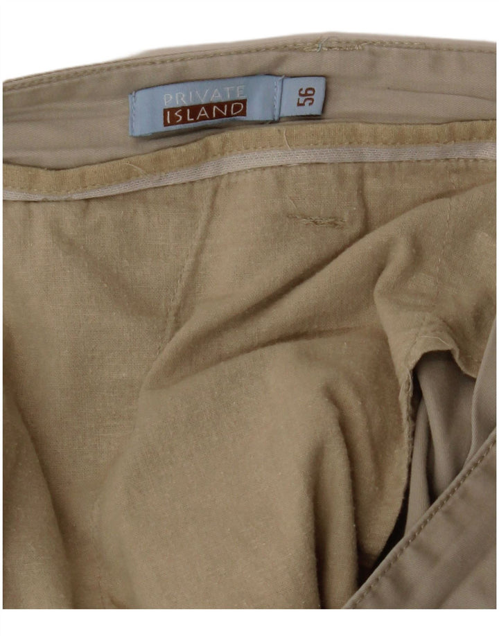 Shorts cargo masculino VINTAGE IT 56 3XL W40 bege