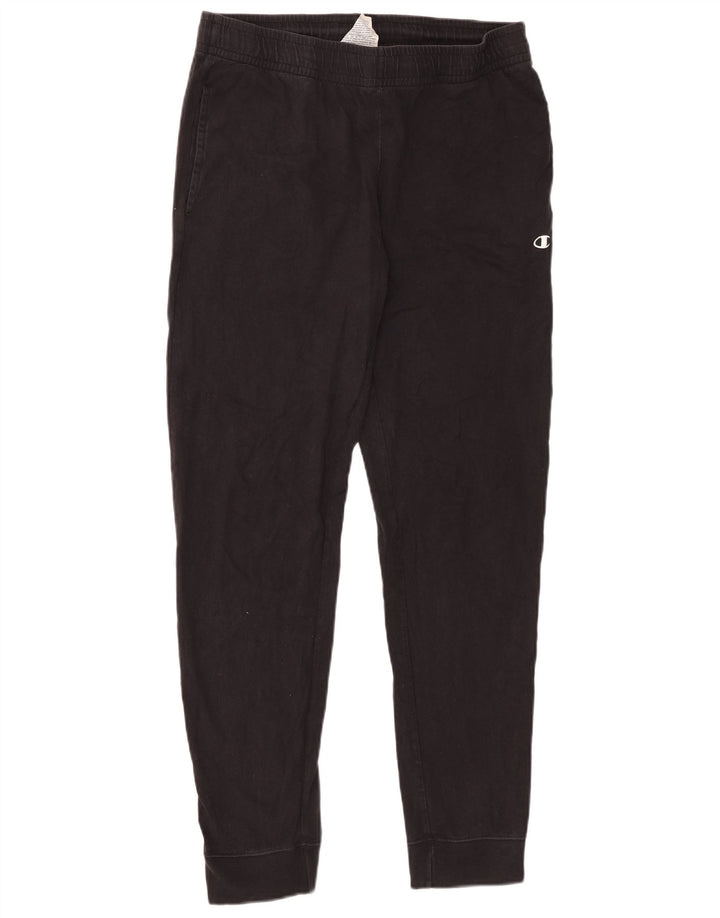Calça esportiva masculina Champion Joggers médio algodão preto