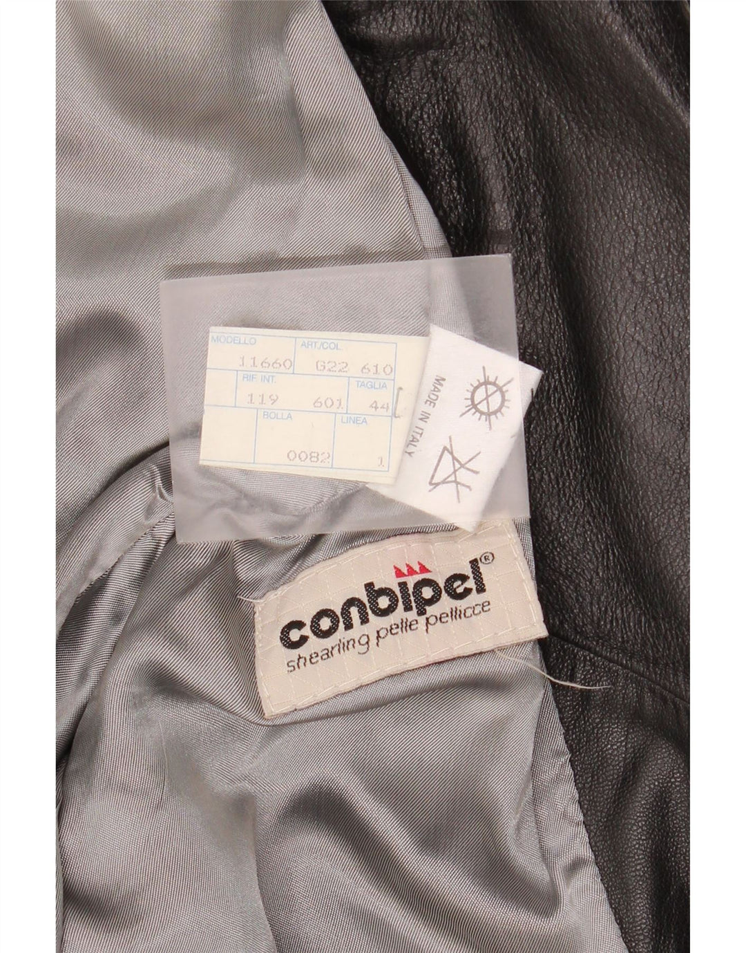 Jaqueta feminina de couro para motociclista Conbipel IT 44 couro preto médio