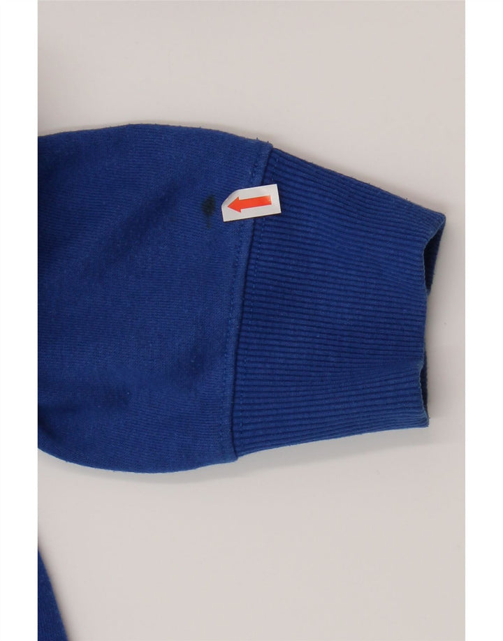 JACK & JONES moletom masculino com capuz azul médio poliéster