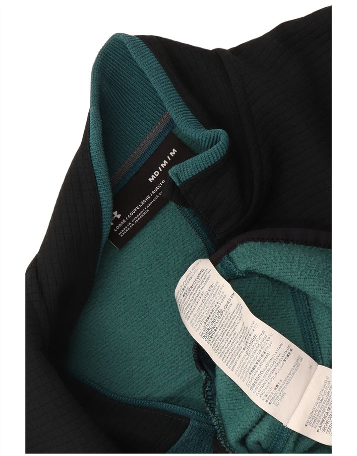 Jaqueta masculina Under Armour sem mangas com top de treino verde médio Colourblock