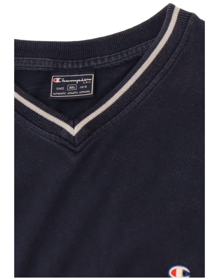 Camiseta masculina Champion Top 2XL Azul Marinho