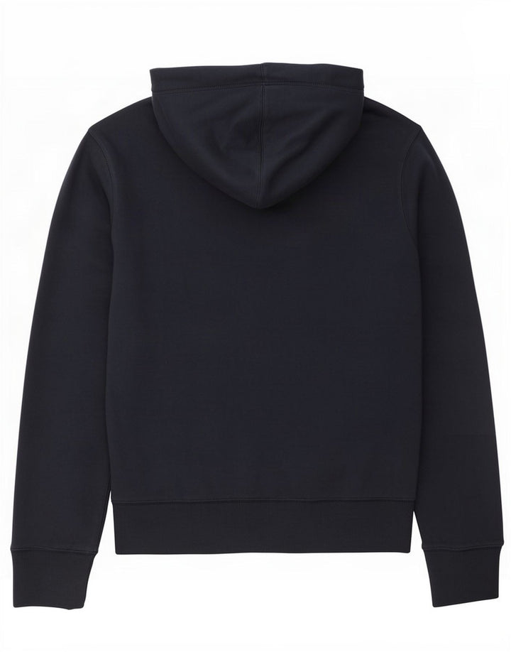 Suéter Superdry masculino com capuz gráfico médio azul marinho algodão