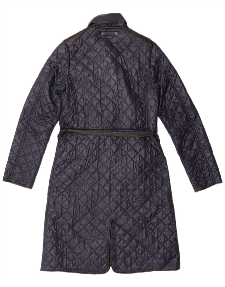 Casaco acolchoado feminino G-Star UK 14 poliéster azul marinho médio