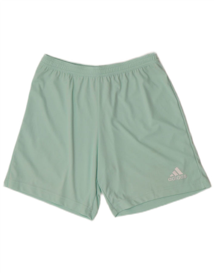 Adidas Mens Sport Shorts Poliéster Verde Médio