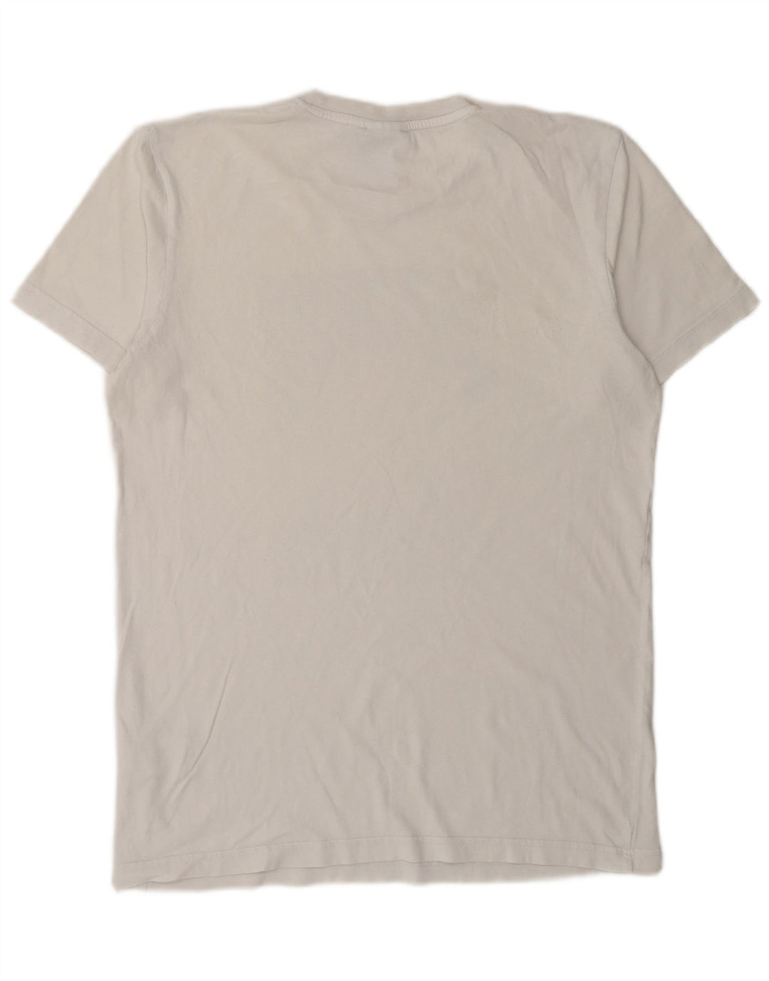 ADIDAS Mens Graphic T-Shirt Top Médio Algodão Branco