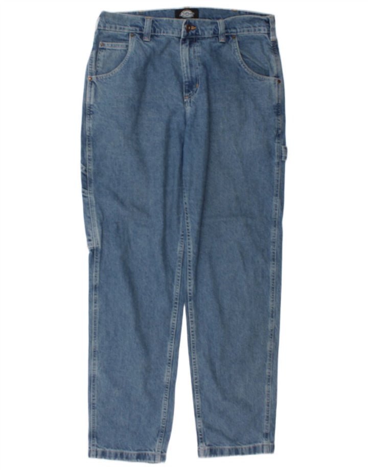 Jeans Masculino Dickies Cargo Taperizado W33 L32 Azul Algodão