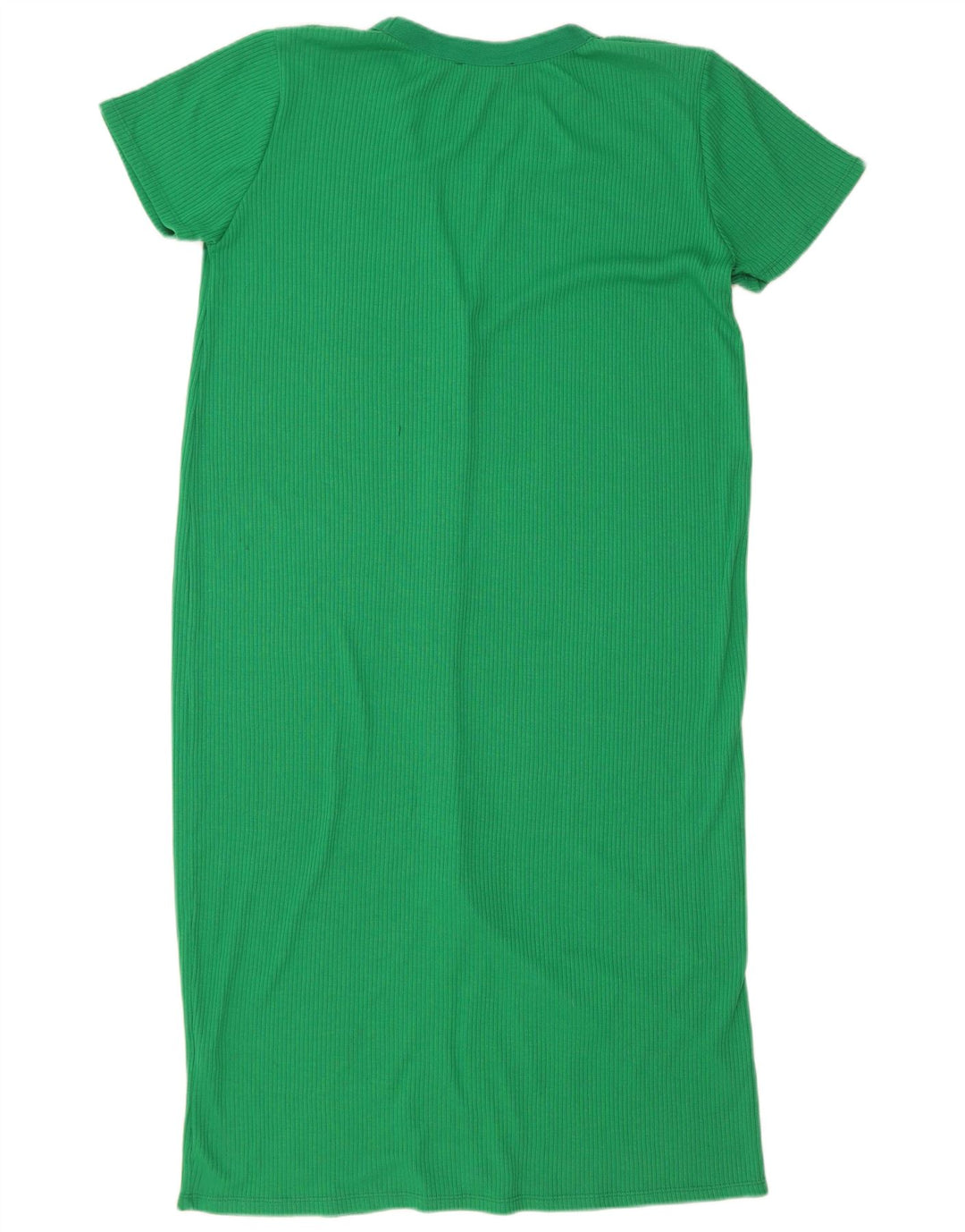 Vestido bainha feminino Zara Reino Unido 16 grande poliéster verde