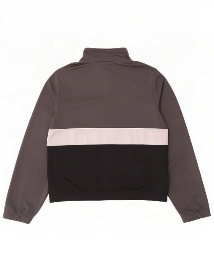 Nike Mens Tracksuit Top Jacket Pequeno Cinza Colorblock Poliéster