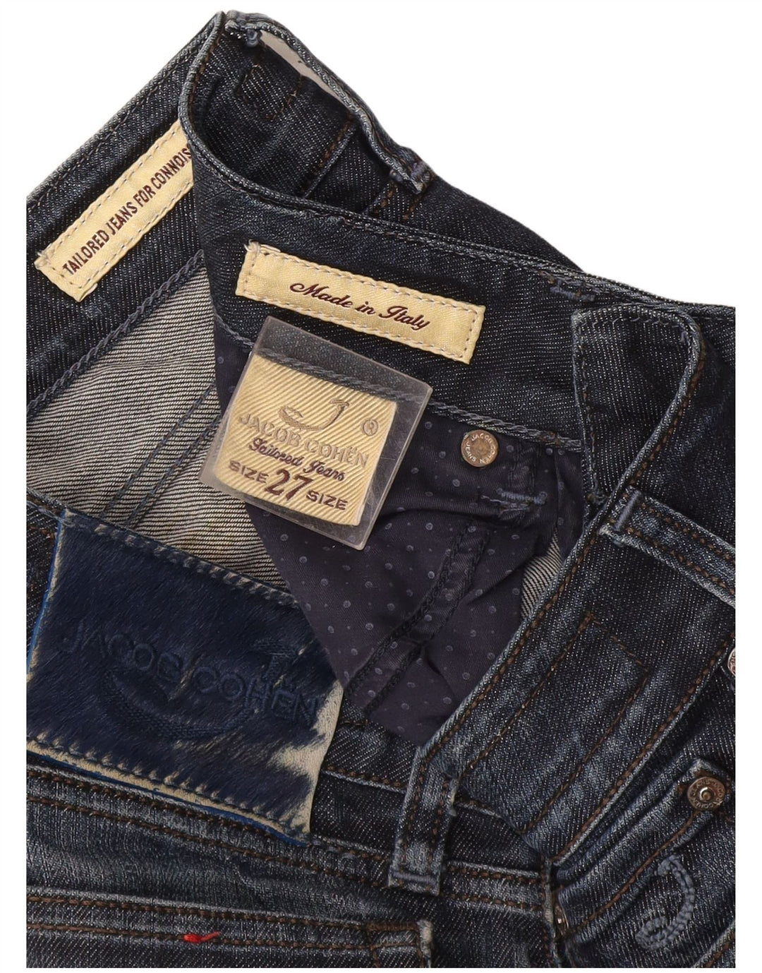 Jacob Cohen Jeans Slim Feminino W27 L28 Algodão Azul