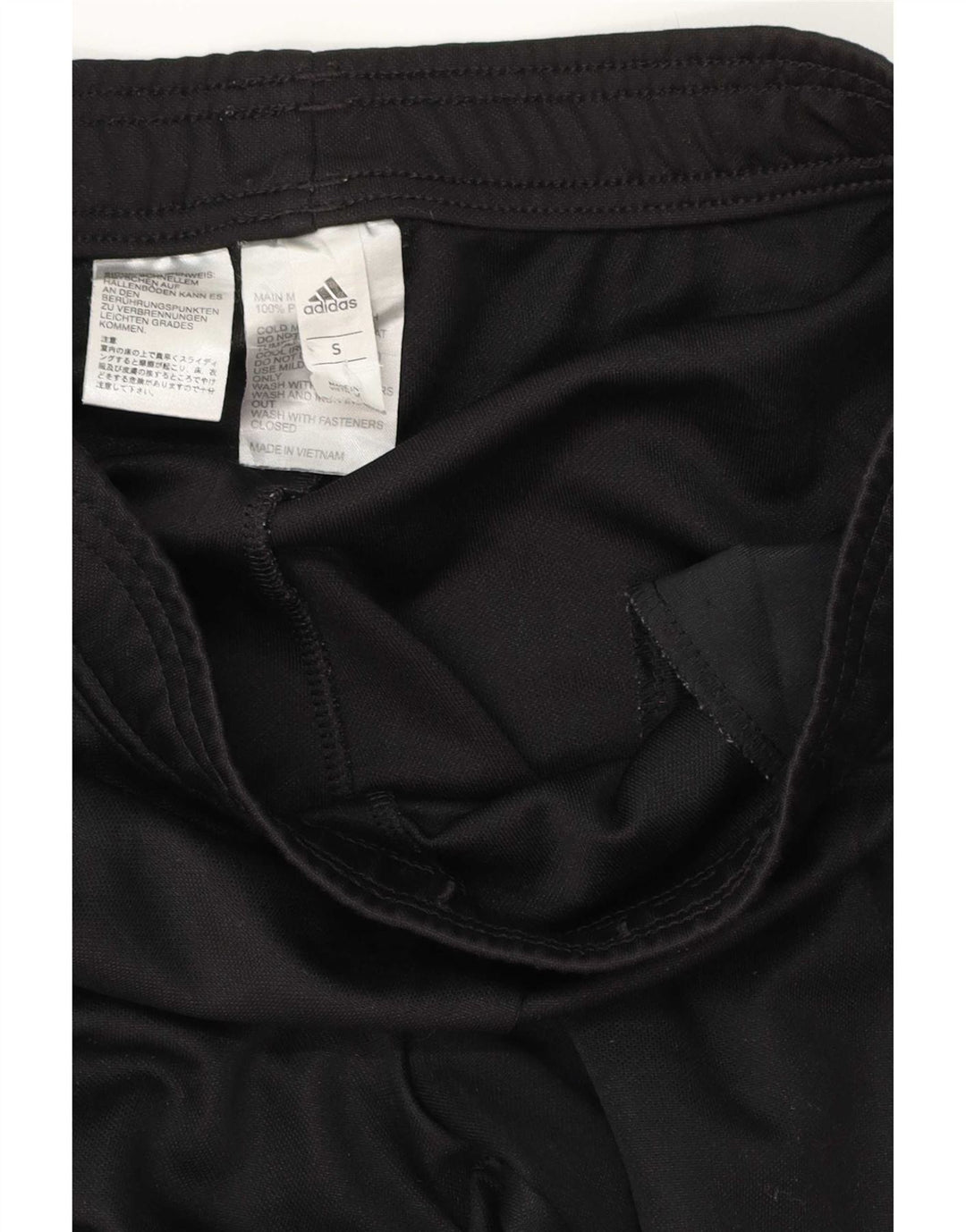Calça Adidas Mens Treino Pequeno Poliéster Preto