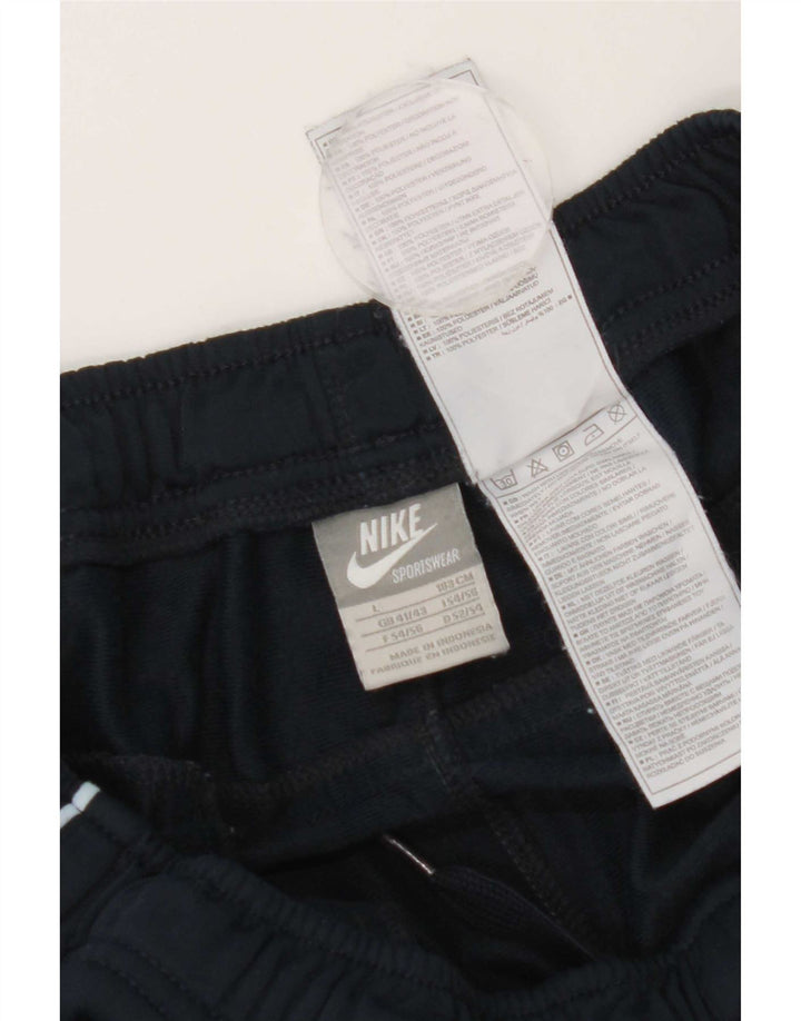 Calça de treino masculina Nike joggers grande poliéster azul marinho
