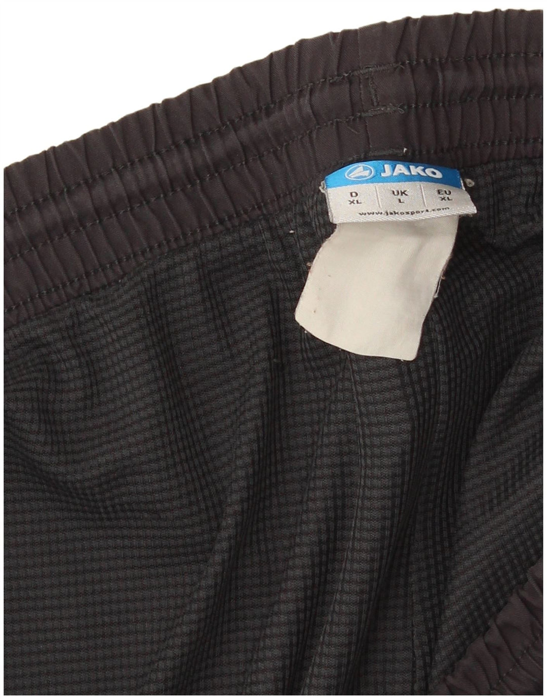 Calça de treino masculina Jako com estampa gráfica grande bloco cinza