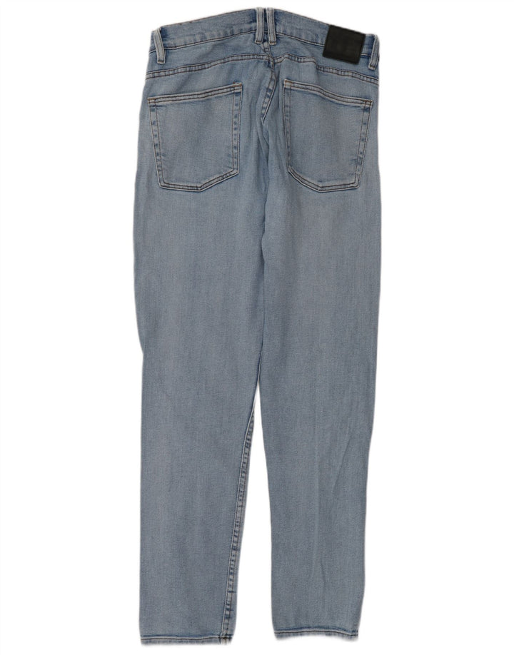 Zara Mens Slim Jeans EU 42 Grande W32 L32 Azul Algodão