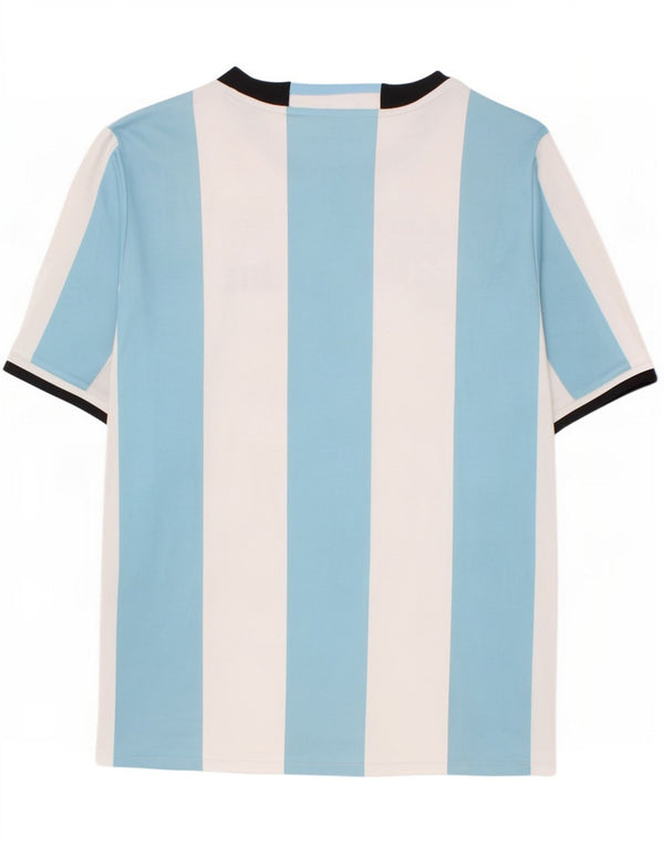 Camiseta Adidas Menino Climacool Top 13-14 Anos Listrado Azul Poliéster