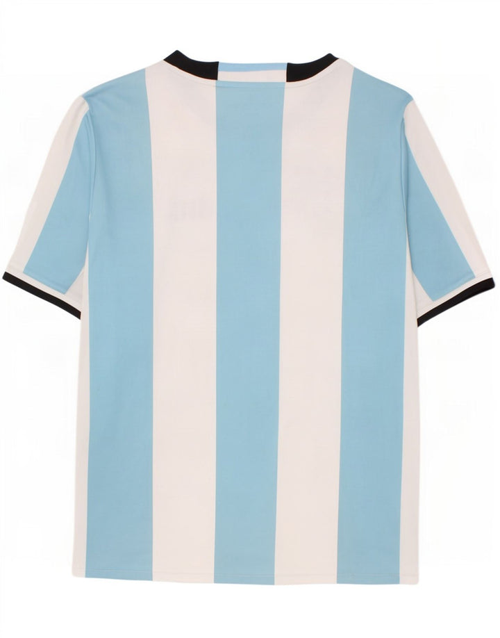Camiseta Adidas Menino Climacool Top 13-14 Anos Listrado Azul Poliéster