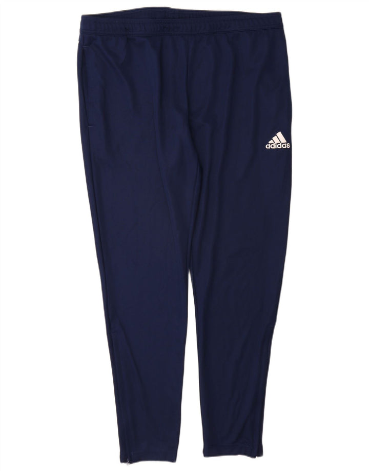 Calça de treino Adidas Aeroready masculina XL azul marinho poliéster