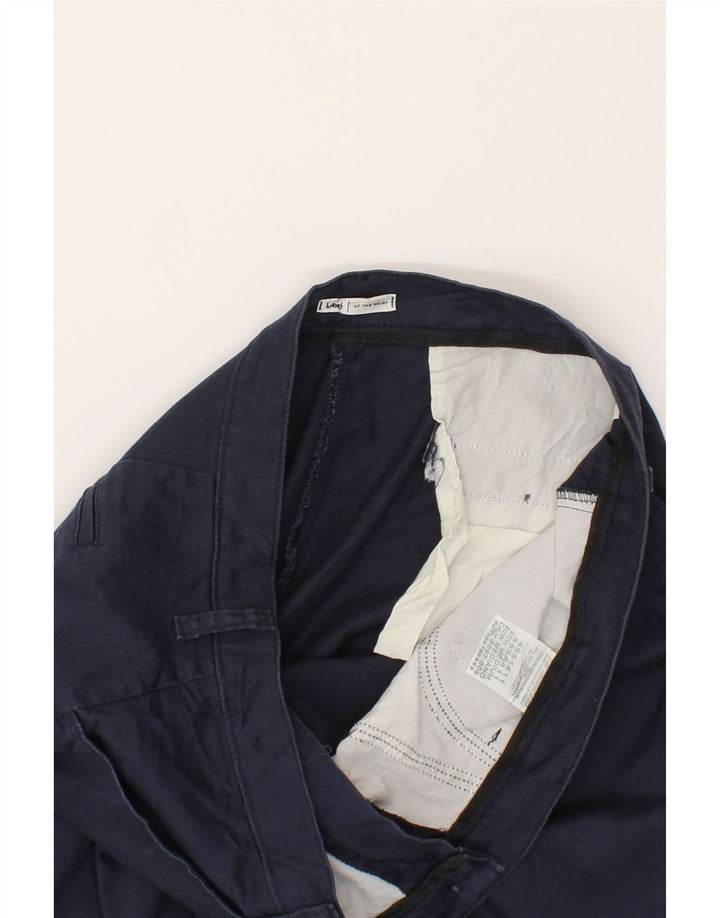 LEE Womens Tapered Casual Trousers W40 L31 Navy Blue Cotton Vintage Lee and Second-Hand Lee from Messina Hembry 