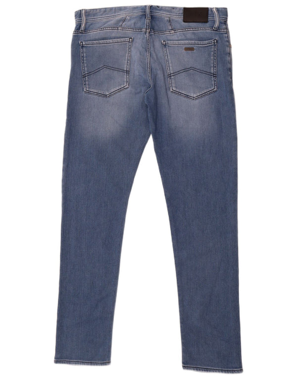 Armani Exchange Masculino J14 Skinny Jeans W34 L32 Azul Algodão