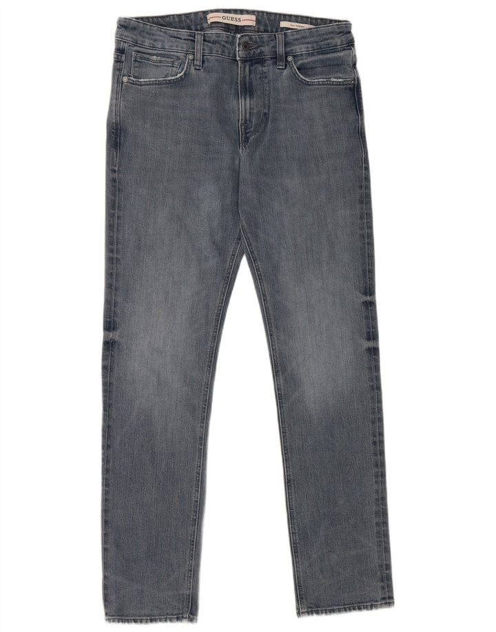 Guess Mens Slim Tapered Jeans W34 L31 Azul