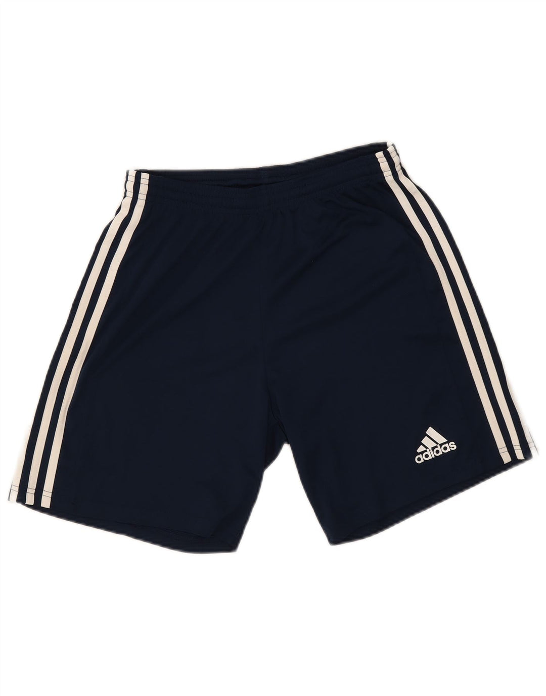 Shorts esportivos masculinos Adidas médio azul marinho