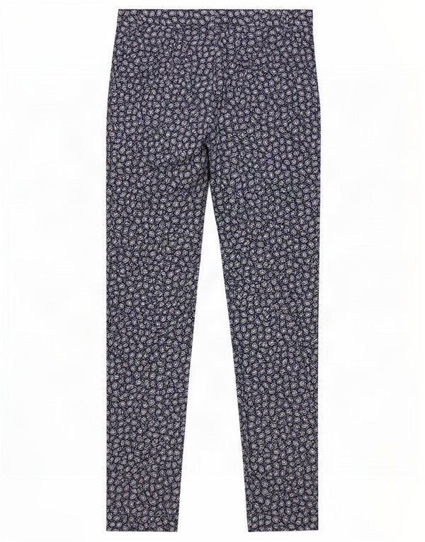 Calça Chino Mulher Massimo Dutti EU 38 Pequeno W28 L27 Azul Marinho Manchado