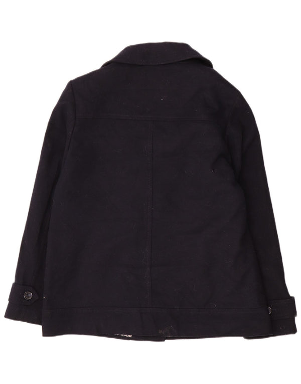 Jaqueta bomber feminina Marks & Spencer Reino Unido 14 grande poliéster azul marinho