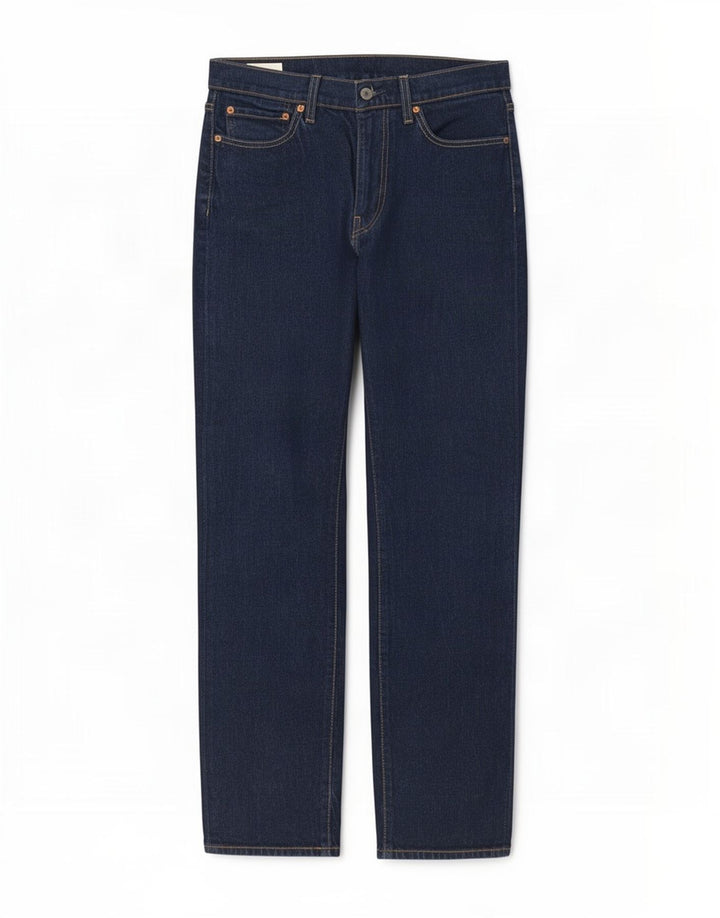 Levi's Masculino 514 Straight Jeans W32 L32 Azul Marinho Algodão