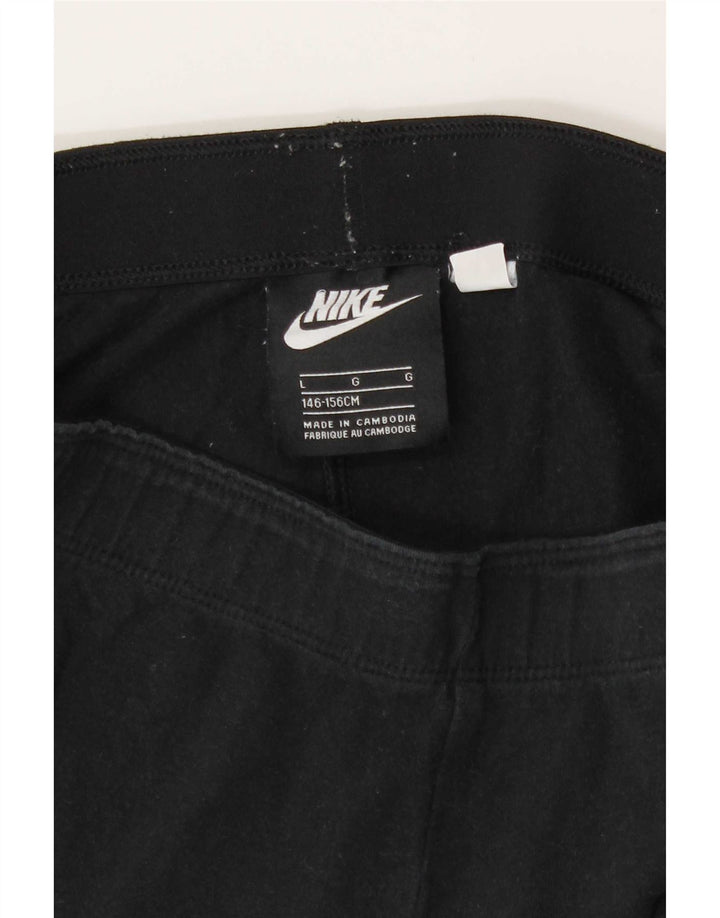 Leggings Nike Girls Graphic 12-13 anos Grande Preto