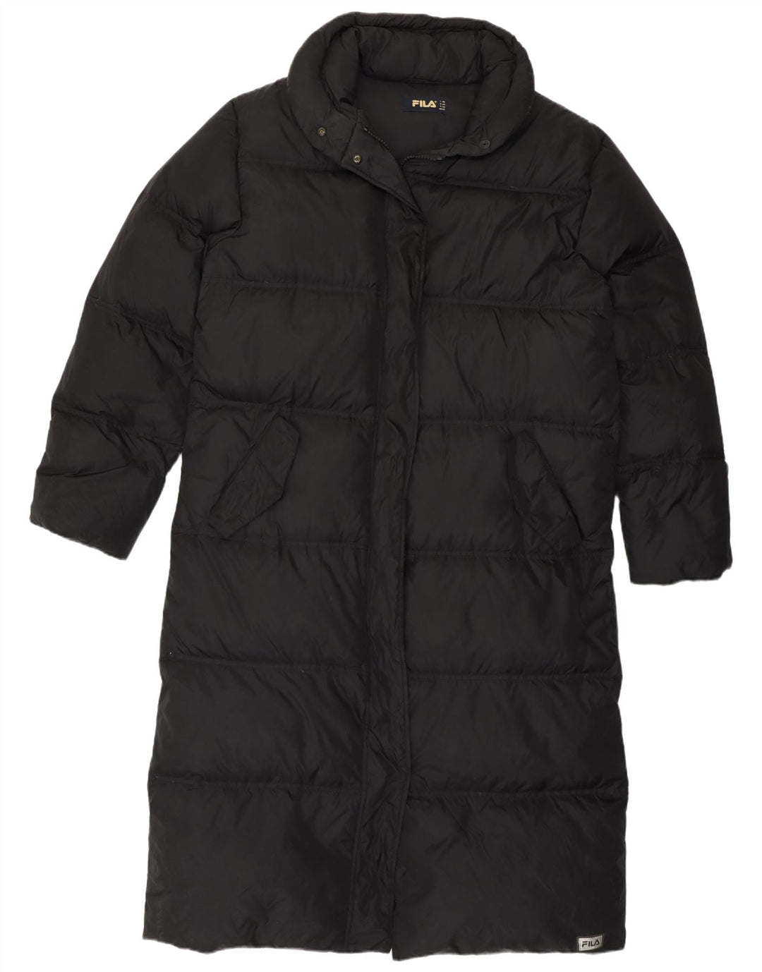 Casaco acolchoado feminino Fila IT 48 XL preto poliamida
