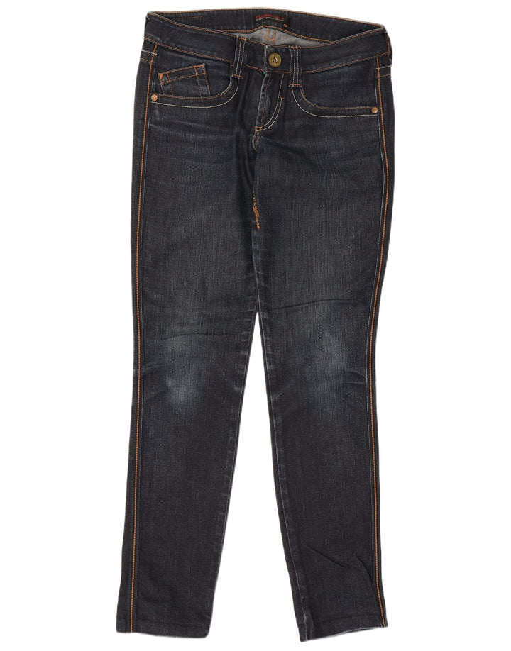 Guess Jeans Slim Feminino W27 L29 Azul Marinho Algodão
