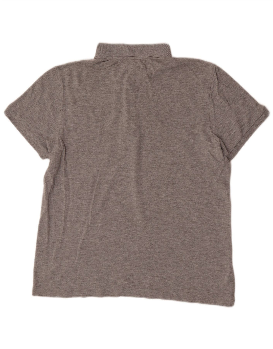 Camisa polo masculina Lotto grande algodão manchado cinza
