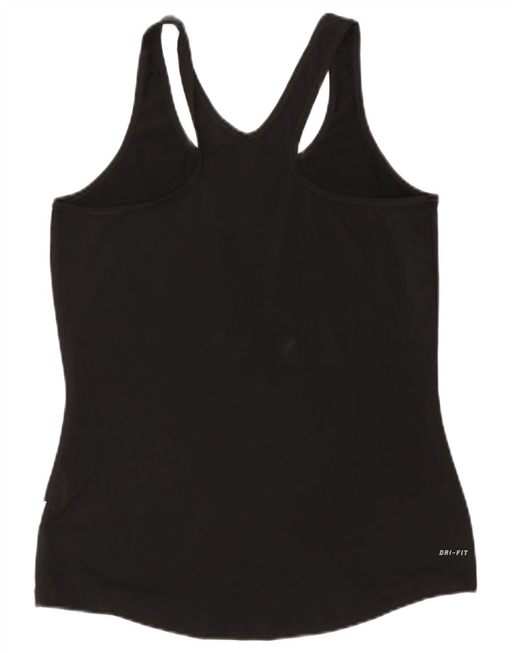 Colete gráfico Nike feminino Dri Fit Top UK 14 grande preto