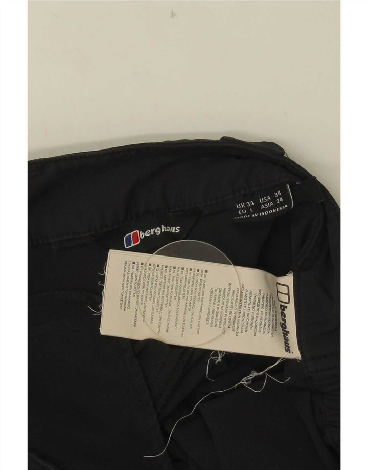 Calça cargo masculina reta Berghaus W34 L30 cinza poliamida