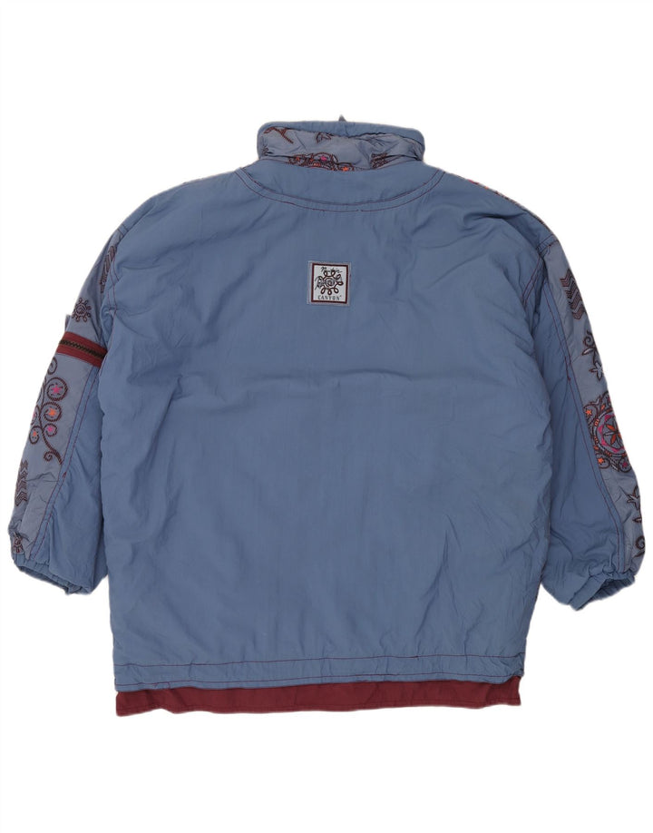 Jaqueta de esqui Canyon Mens Oversized Anorak UK 40 grande azul floral poliamida