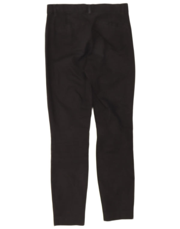 Calça feminina casual de tornozelo skinny exclusiva da Gap US 4 pequena W28 L26 preta