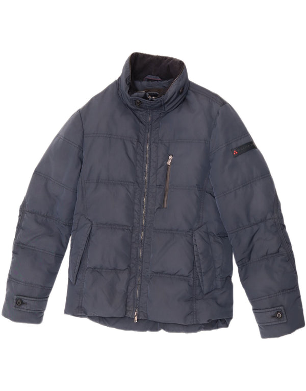 Jaqueta acolchoada masculina PEUTEREY UK 36 pequena poliamida azul marinho