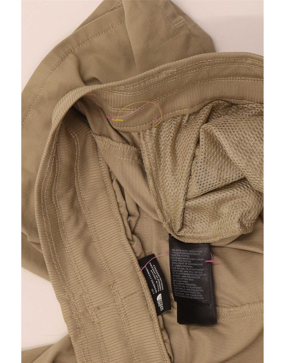 Shorts esportivo masculino The North Face grande bege nylon