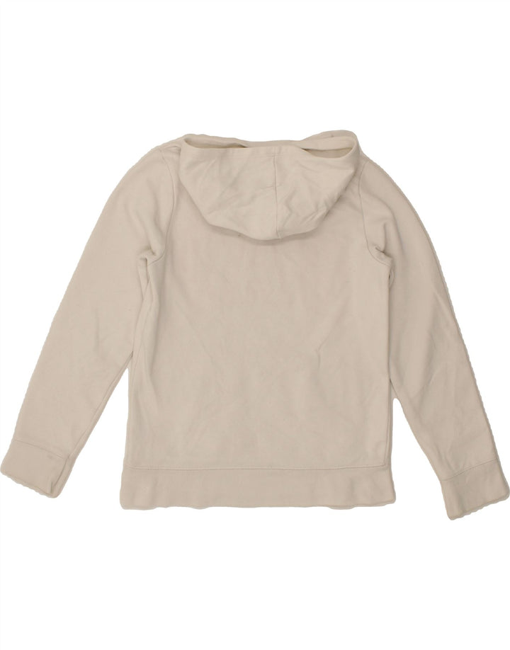 GAP Girls Graphic Hoodie Jumper 11-12 Years XL White Cotton Vintage Gap and Second-Hand Gap from Messina Hembry 