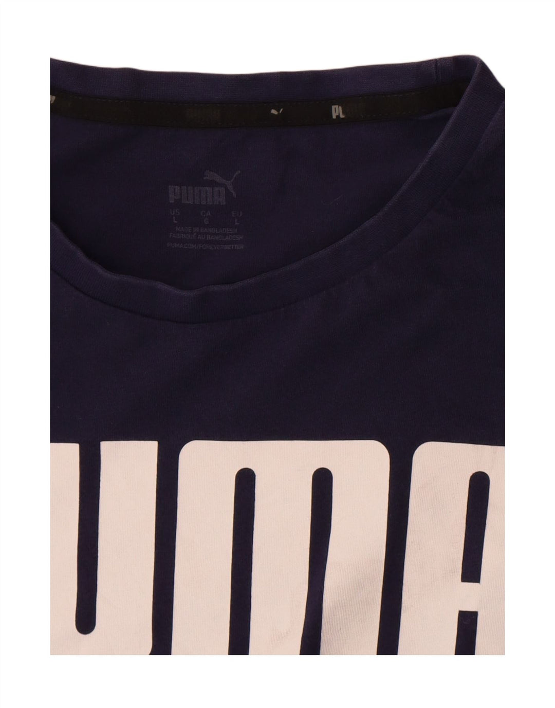 Puma Camiseta Masculina Graphic Top Grande Azul Marinho