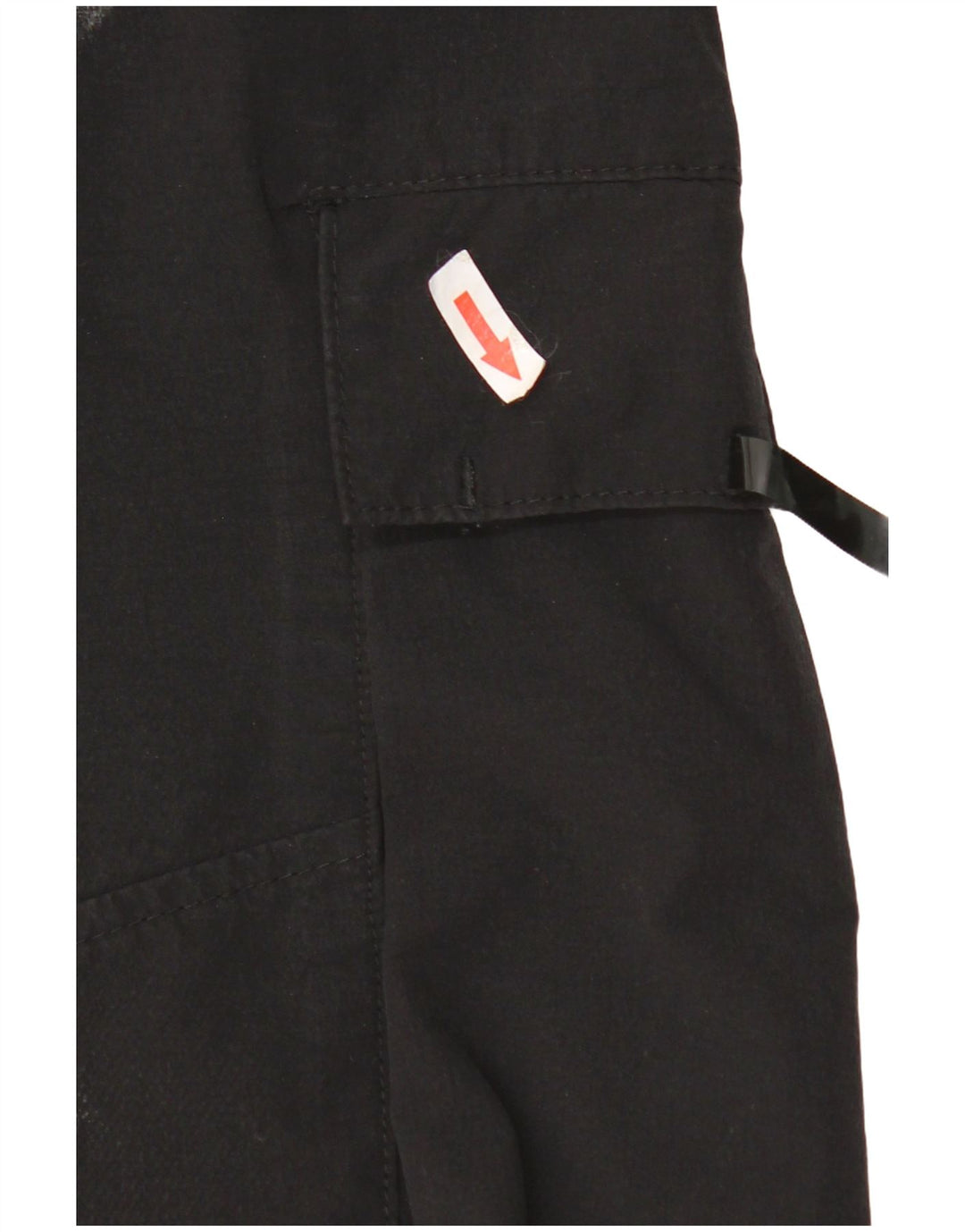 Calça cargo masculina Zara Crop Tapered média W32 L24 preta