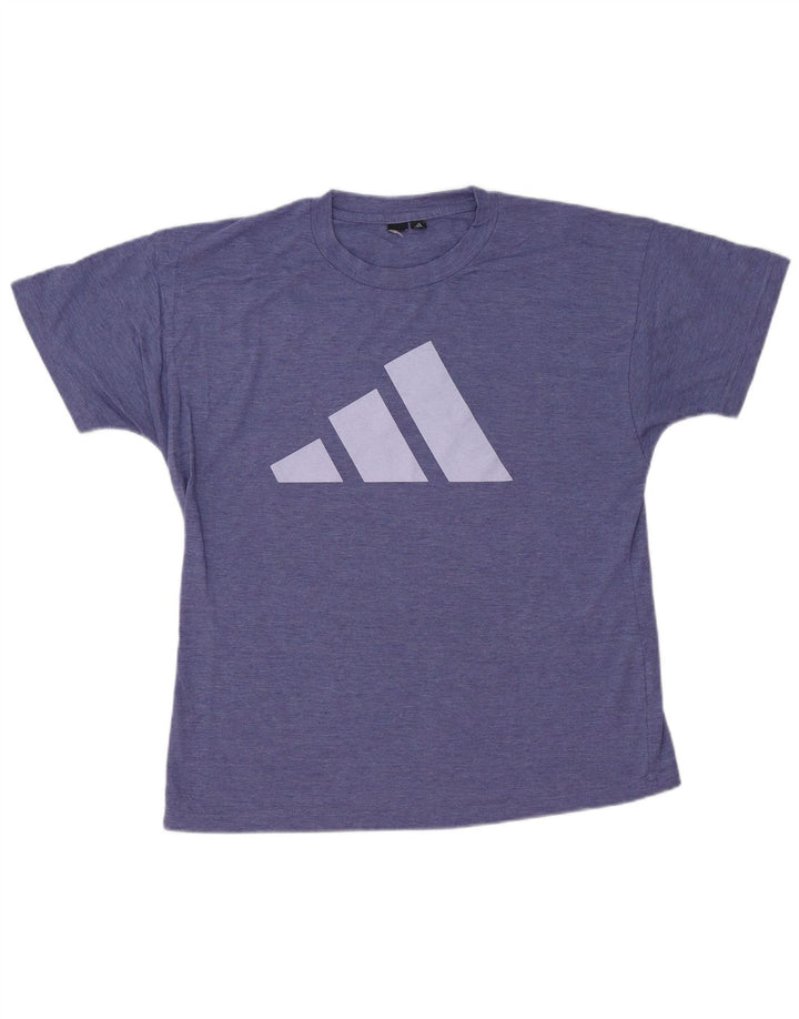 ADIDAS Mens Graphic T-Shirt Top Pequeno Roxo