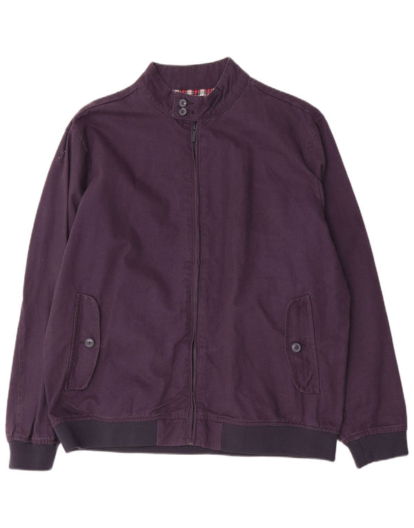 Jaqueta bomber masculina Pierre Cardin Reino Unido 40 grande algodão azul marinho
