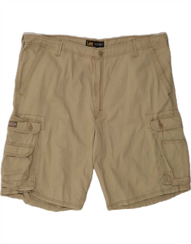LEE Mens Cargo Shorts W43 2XL Beige Cotton Vintage Lee and Second-Hand Lee from Messina Hembry 