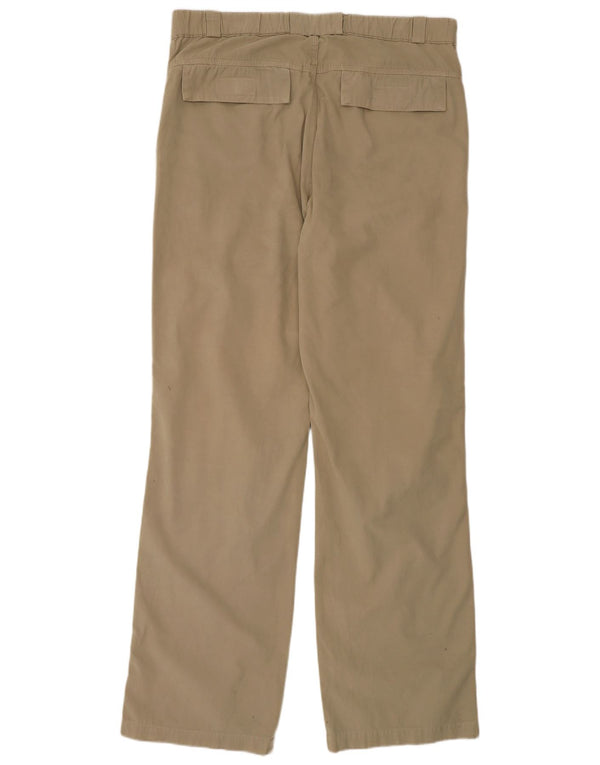Calça Chino Playlife Masculina Reta Grande W36 L33 Algodão Bege