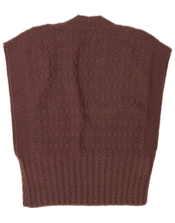 Regata feminina vintage com colete UK 10 pequena marrom