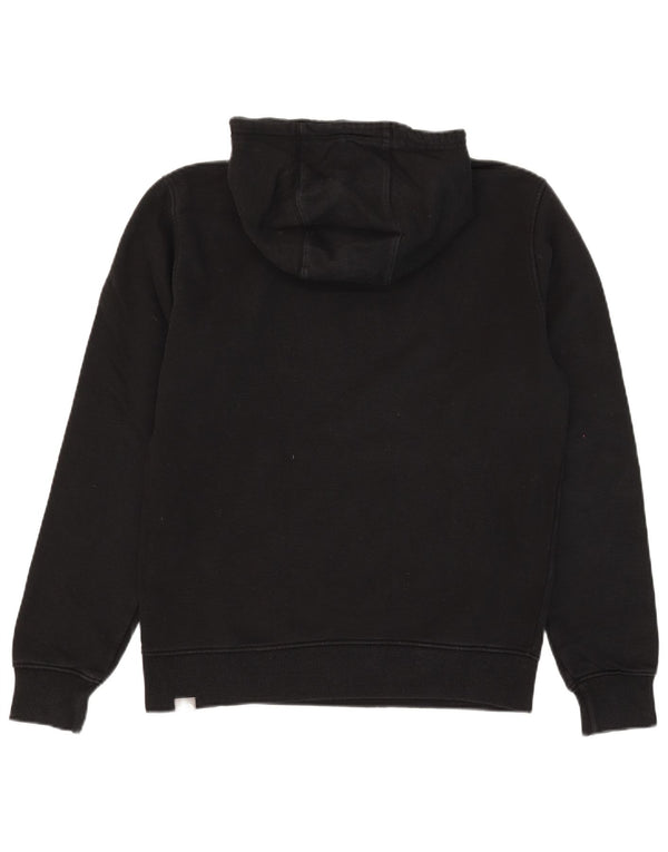 Suéter com capuz gráfico masculino The North Face médio algodão preto
