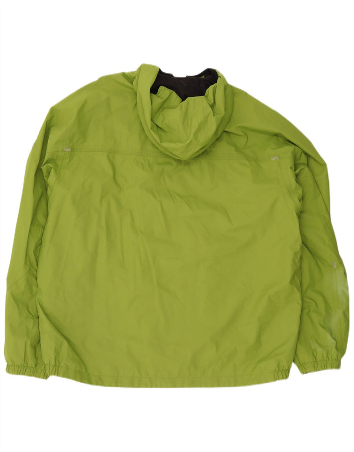 Jaqueta de chuva masculina Timberland com capuz UK 44 2XL poliéster verde