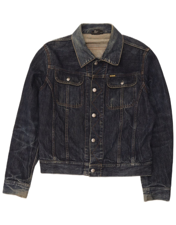 Jaqueta jeans feminina Diesel UK 14 algodão azul marinho médio